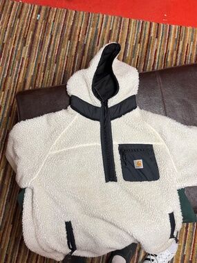 Carhartt WIP prentis pullover fleece with hood